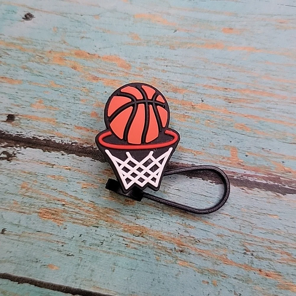 Basketball Straw Topper - Picture 3 of 5